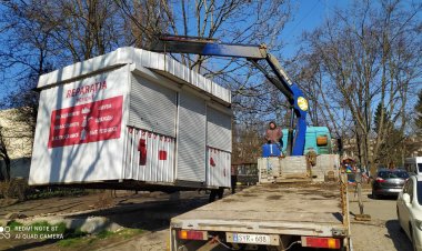 Demontarea benevolă a gheretei din bd. Cuza-Vodă, 24/1