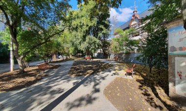 Mersul executării lucrărilor proiectului privind amenajarea scuarului "Sfîntul Dumitru"