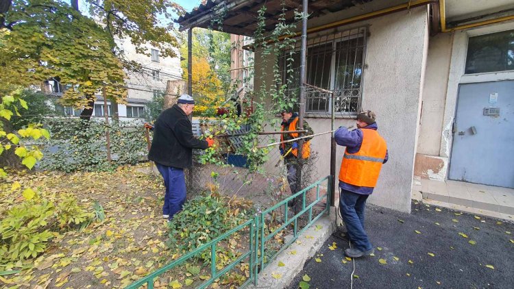 Executarea lucrărilor de demontare și evacuarea a gardului din str. Minsk, 47 și 49/1