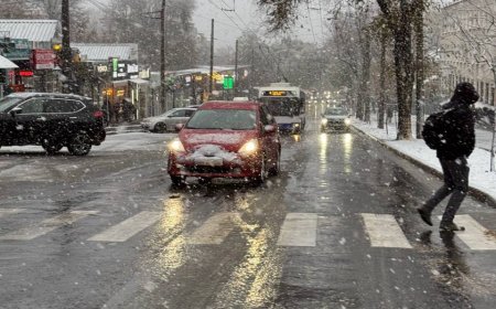 ❗️Atenție!  Cod galben de schimbare bruscă a vremii: precipitații puternice, predominant sub formă de lapoviță și ninsoa...