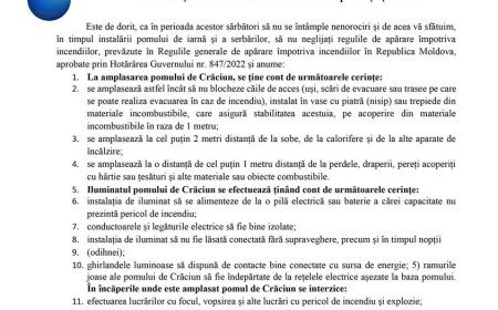 Pretura sectorului Botanica ATENȚIONEAZĂ‼️ ????Pretura sectorului Botanica, în colaborare cu Detașamentul Salvatori și Pom...