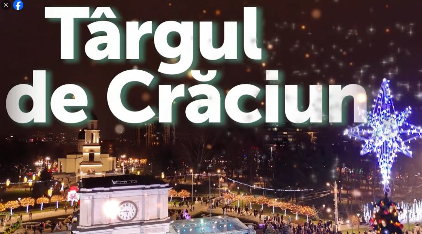 Inaugurarea bradului festiv și deschiderea Târgului de Crăciun din centrul capitalei
