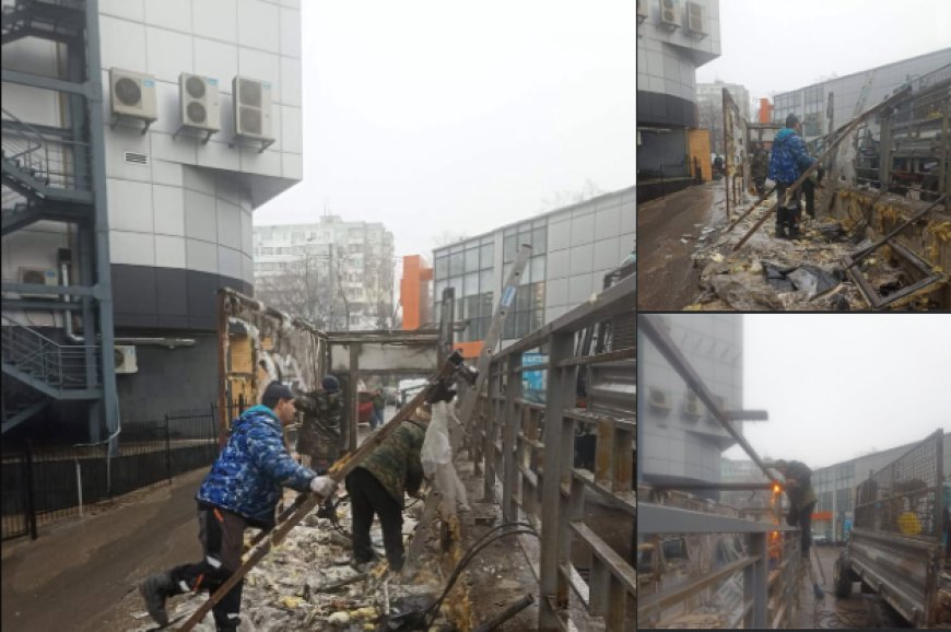 Demolările construcțiilor neautorizate continuă Pretura sectorului Botanica de comun cu serviciile de resort din sector...