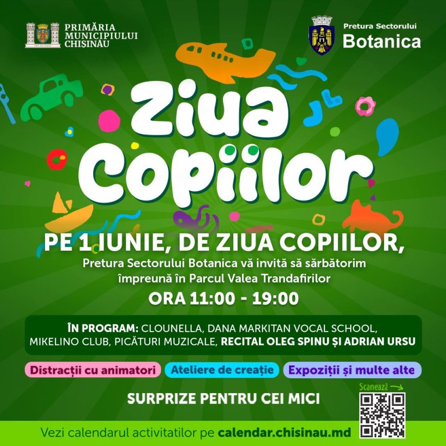 E Ziua Copilului – bucuria prinde viață!