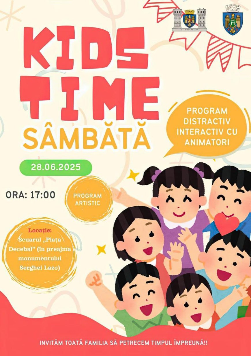 „KIDS TIME” în sectorul Botanica!