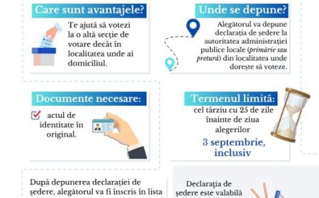 Declară noul loc de ședere pentru a putea vota la o secție de vot din sectorul Botanica