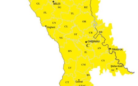 Cod galben este în vigoare până luni seara, 9 februarie