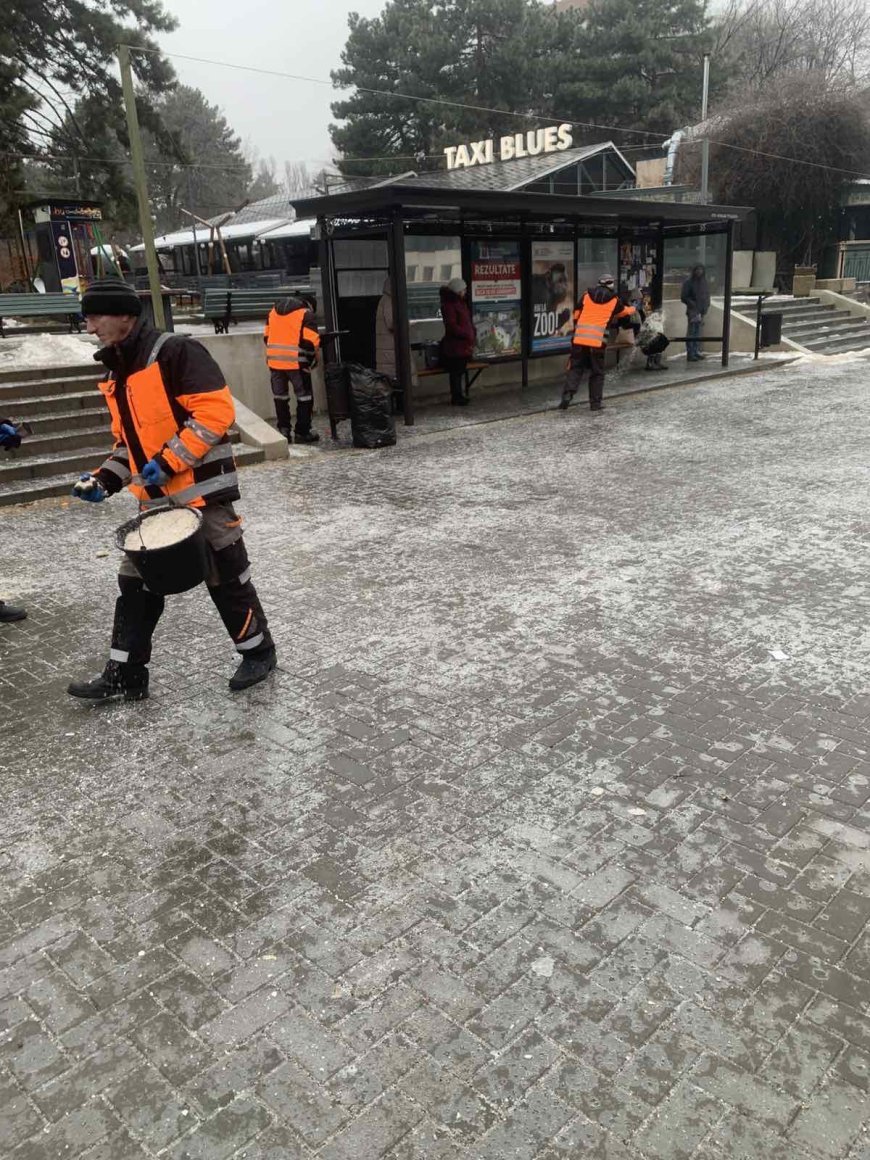 Intervenții antiderapante în sectorul Botanica – siguranța pietonilor, prioritate