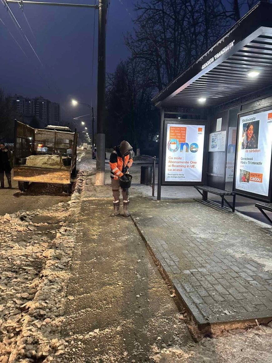 Combaterea poleiului format ca urmare a condițiilor meteorologice nefavorabile