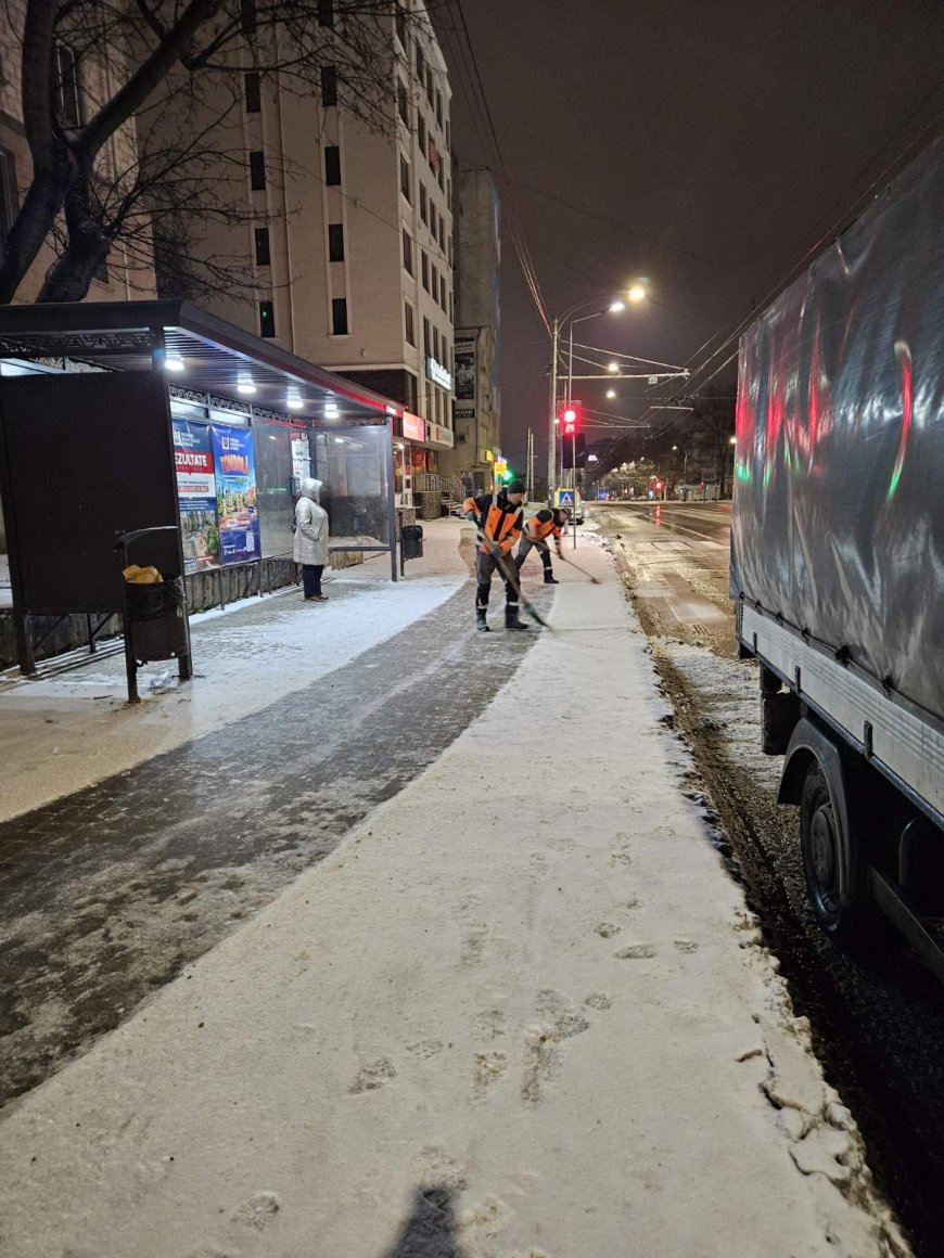 Intervenții pe timp de noapte în sectorul Botanica